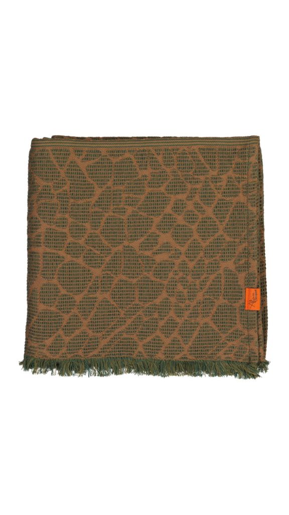 Safari Beach/Bath Towels - Giraffe 80 x 155 cm / 32 x 61 ”