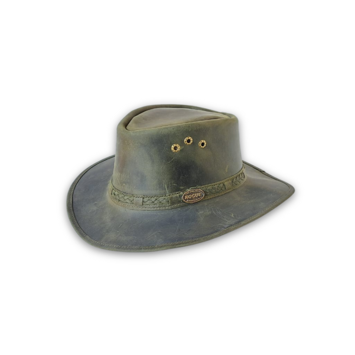 Rogue Rancher Hat Olive - Plaited Headband Springbok Range