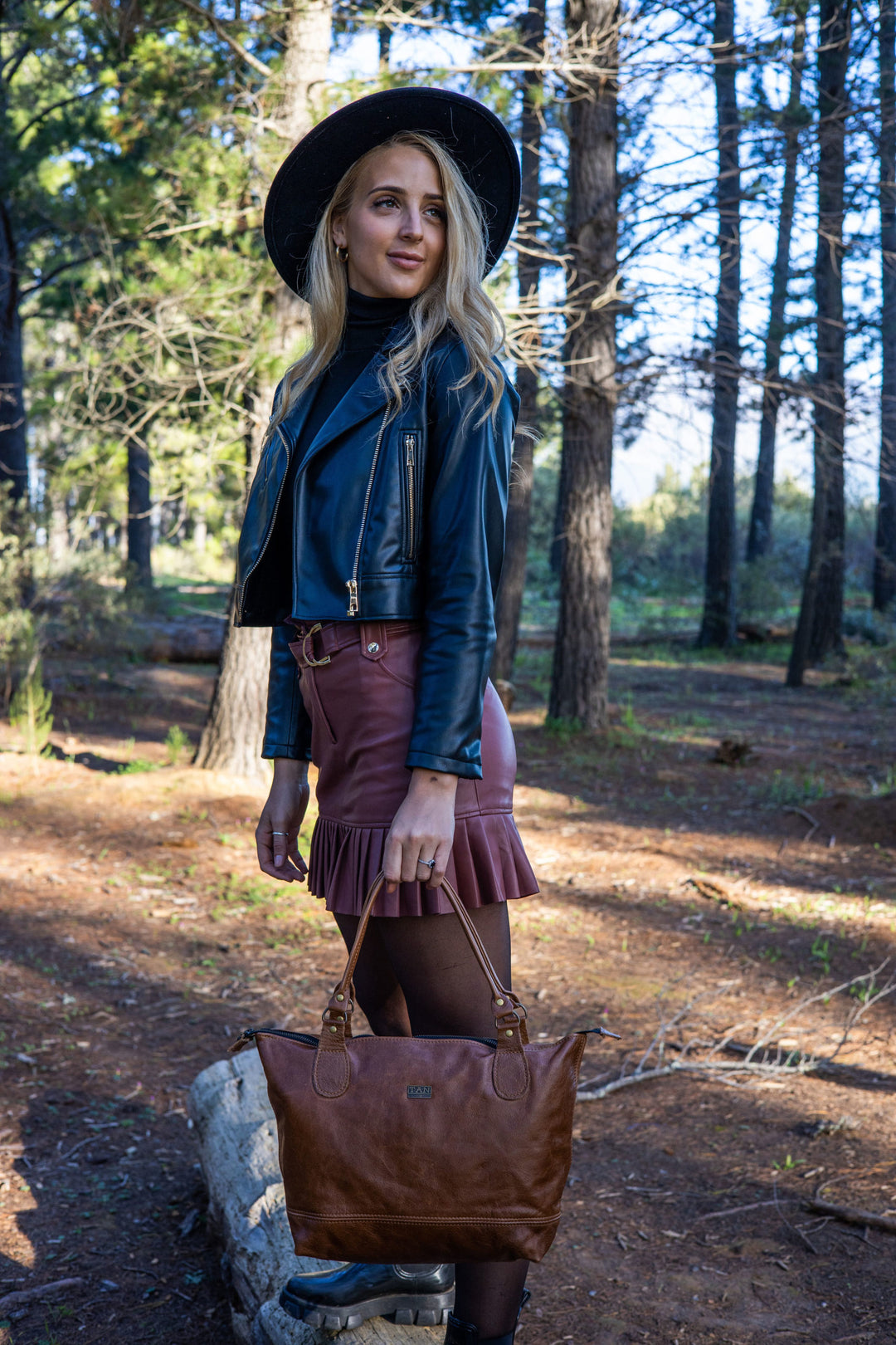 Daisy Leather Handbag