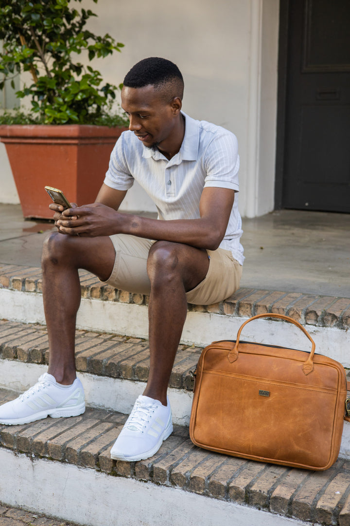 Bailey Laptop Bag Toffee
