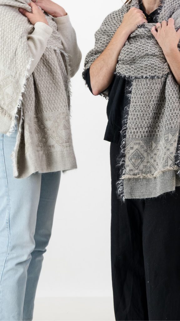 Mohair, Silk &amp; Linen Collection Wrap 65 x 210 cm / 25 x 83 “