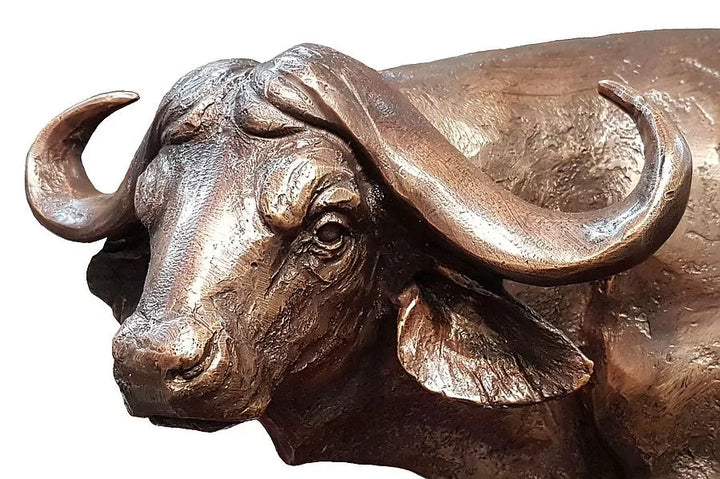Cape Buffalo Bronze Sculpture