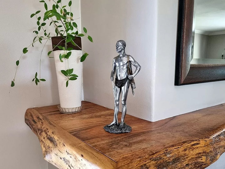 San Hunter Pewter African Figurine