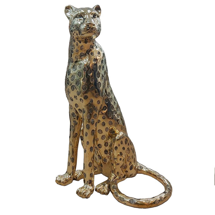 Cheetah Sitting Classic Gold (Life-size) Head Left