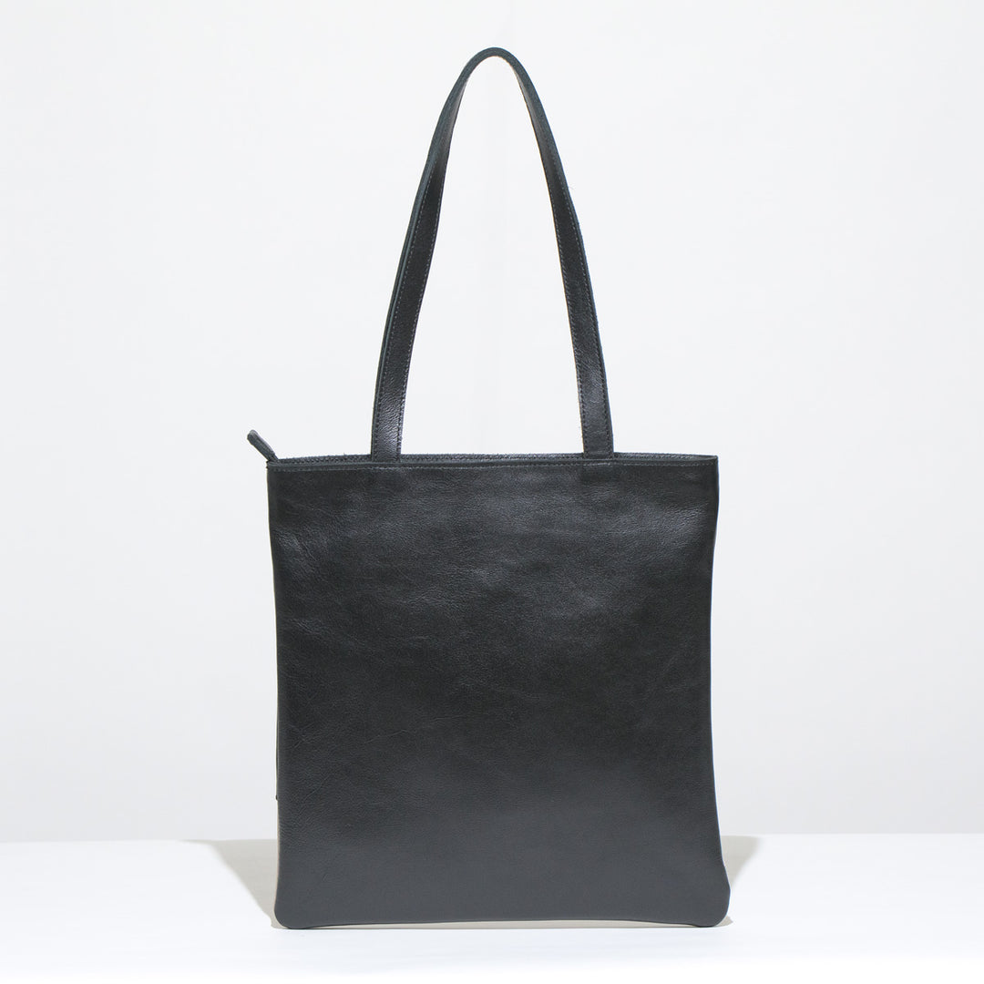 3 Tone Tote Leather Bag Including Tassel
