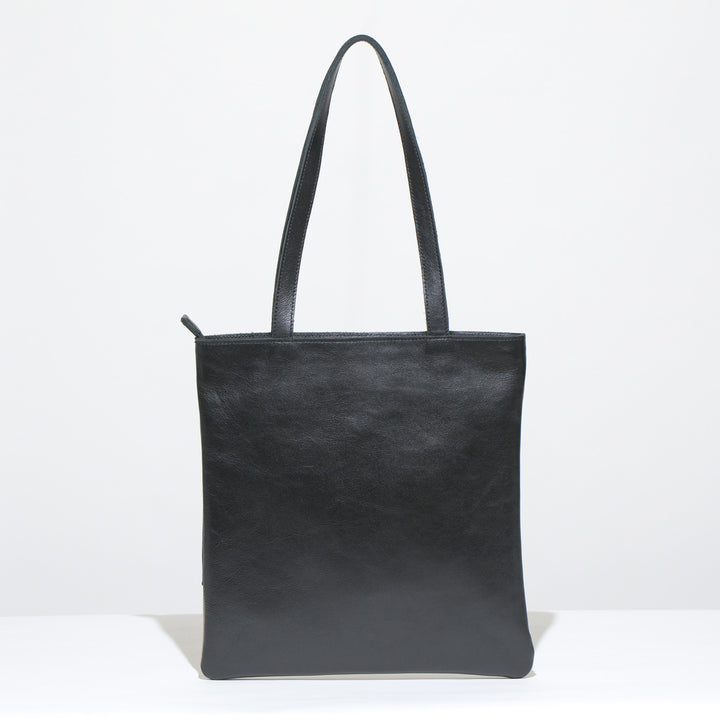3 Tone Tote Leather Bag Including Tassel