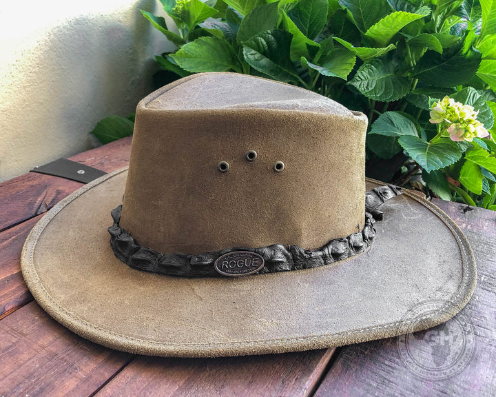 Rogue Chobe Hat Pamplona with a Crocodile leather band around the crown
