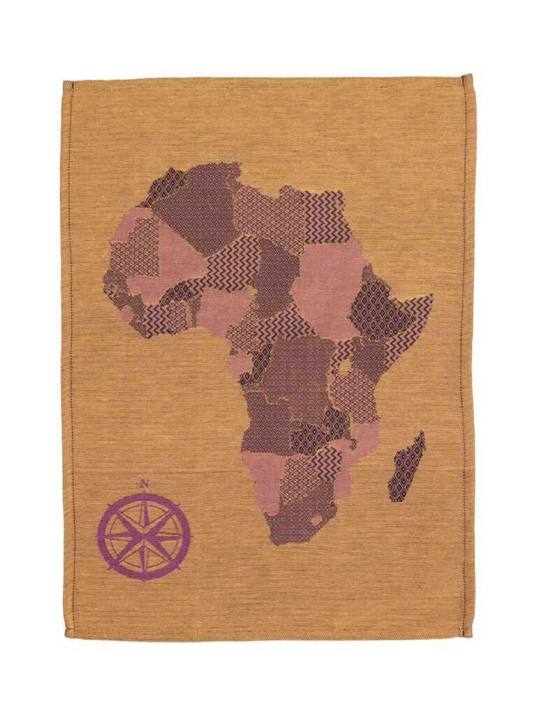 Africa Map Collection Tea Towels 45x62cm / 18x24"