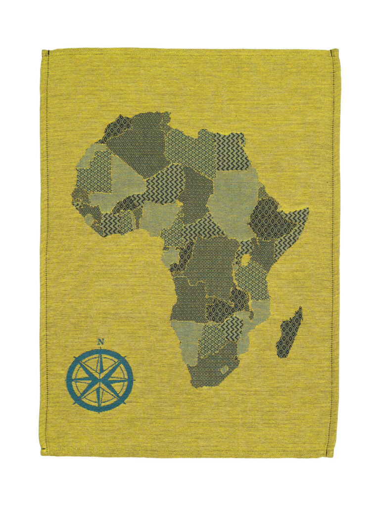 Africa Map Collection Tea Towels 45x62cm / 18x24"