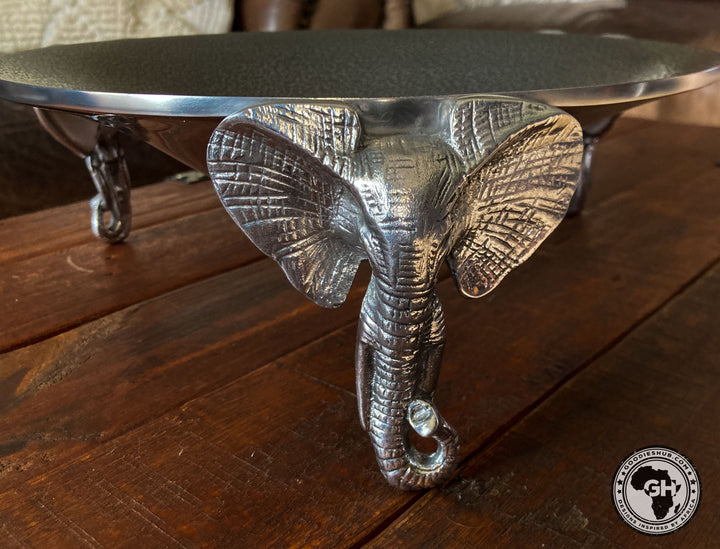 3 Elephant Cone Bowl - Lamu Aluminium Tableware