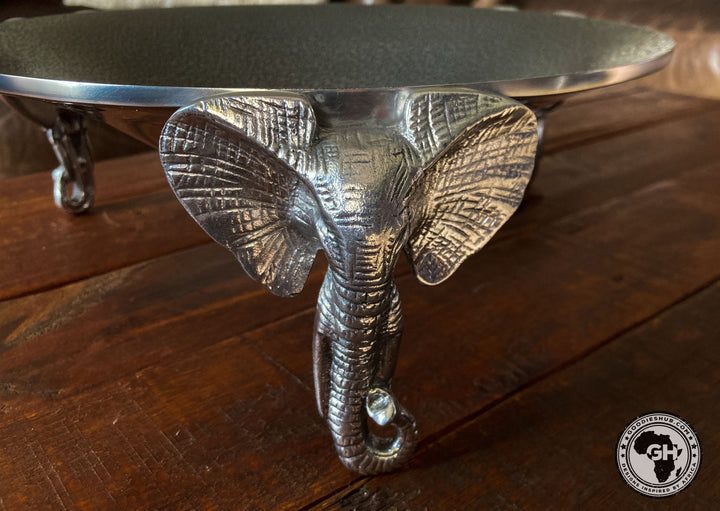 3 Elephant Cone Bowl - Lamu Aluminium Tableware