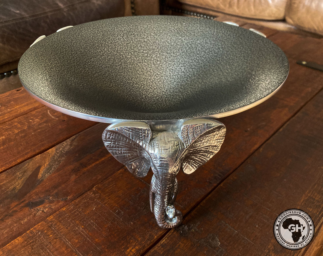 3 Elephant Cone Bowl - Lamu Aluminium Tableware