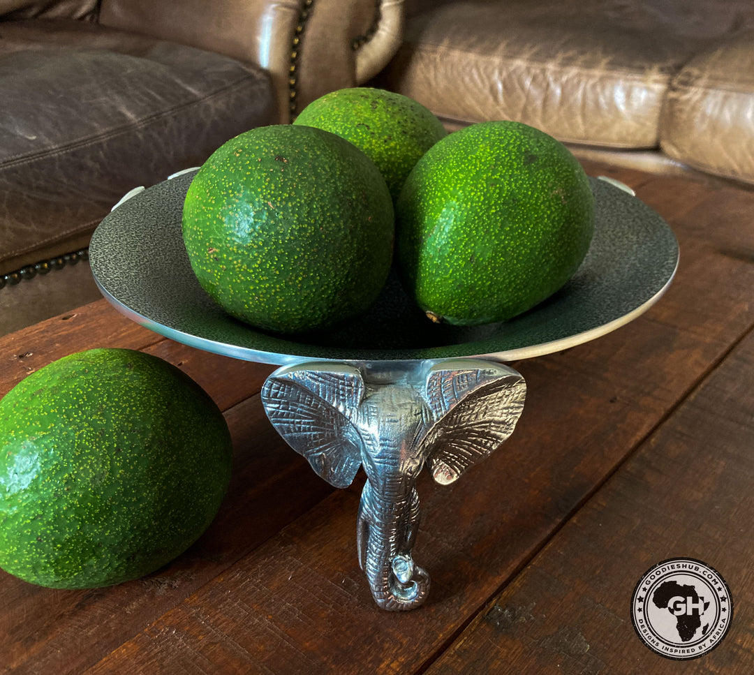 3 Elephant Cone Bowl - Lamu Aluminium Tableware