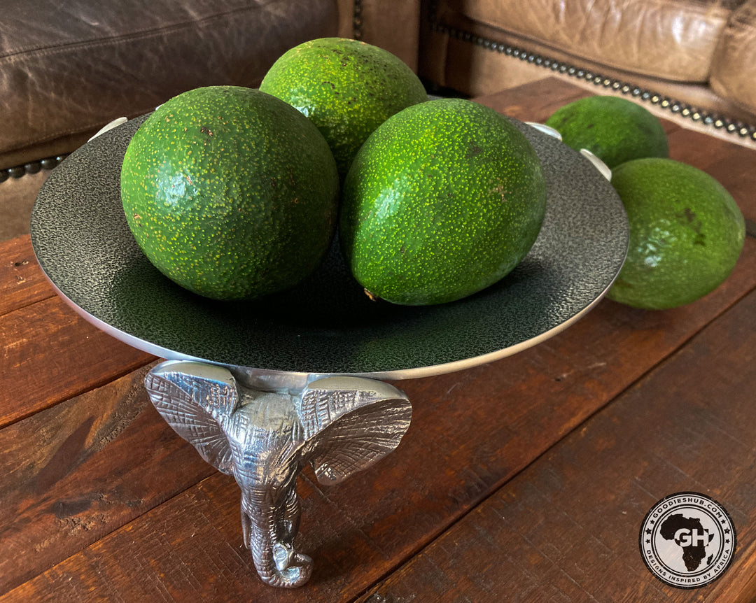 3 Elephant Cone Bowl - Lamu Aluminium Tableware