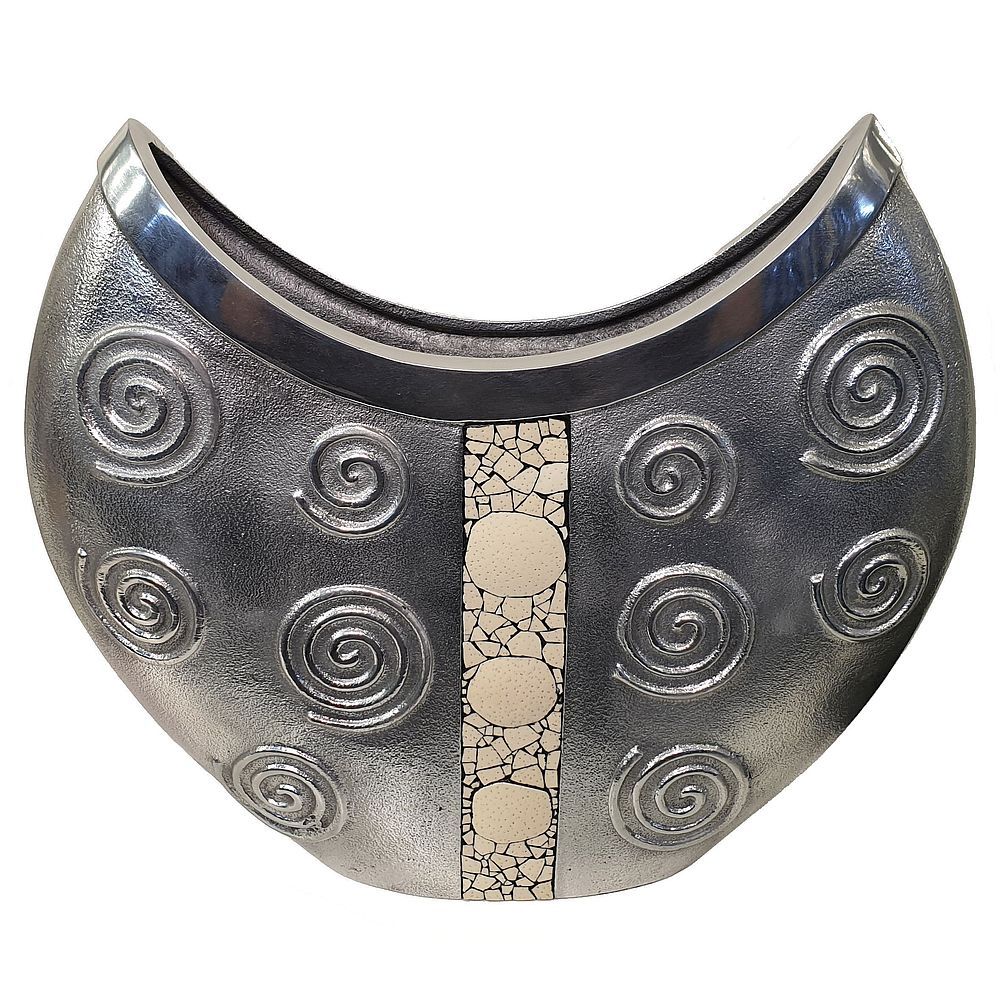 Crescent Vase – Large - Aluminium
