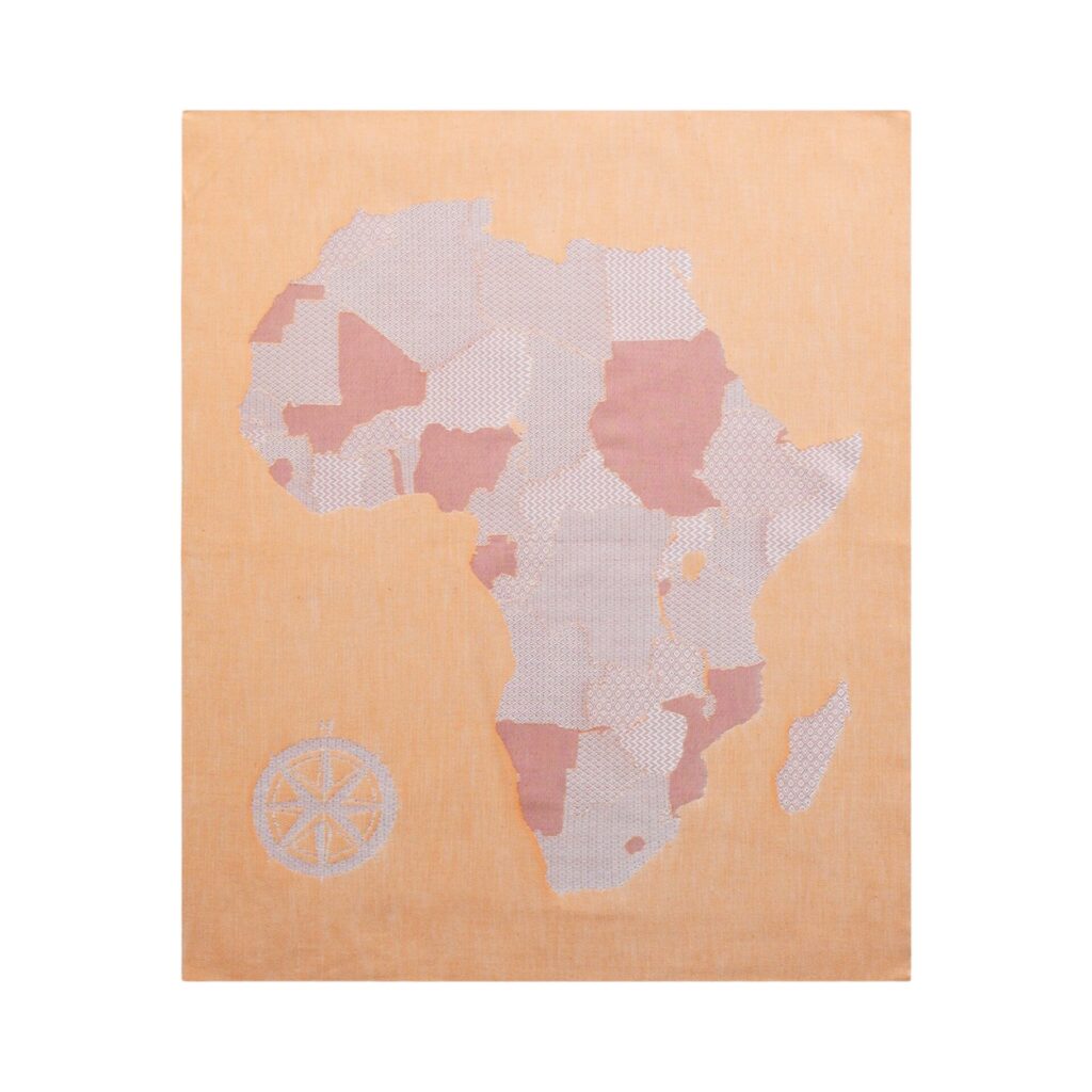 Africa Map Collection Tea Towels 45x62cm / 18x24"