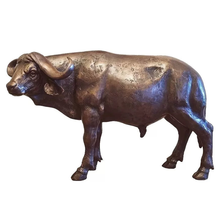 Cape Buffalo Bronze Sculpture