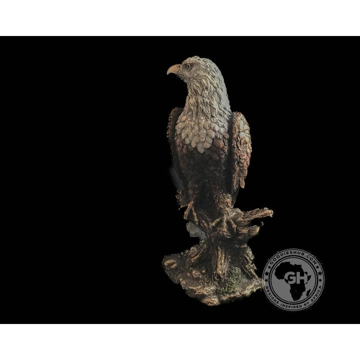 African Fish Eagle Bronzed Sculpture