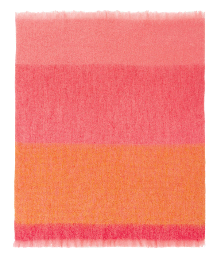 Beautiful Story Mohair Blanket - Coral