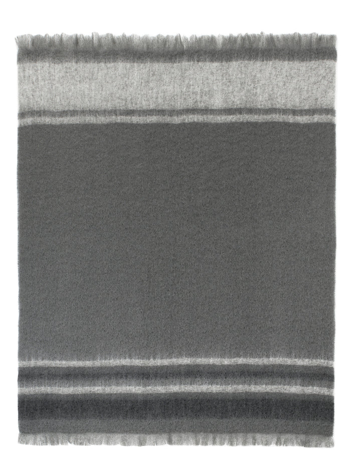 Beautiful Story Mohair Blanket - Gathering Storm