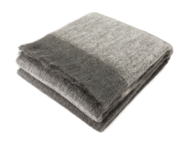 Beautiful Story Mohair Blanket - Gathering Storm
