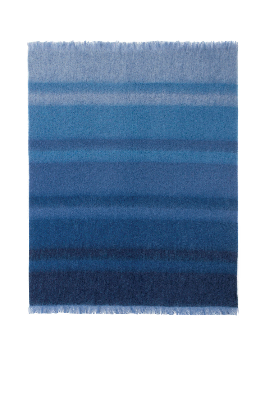 Beautiful Story Mohair Blanket - Indigo Sky