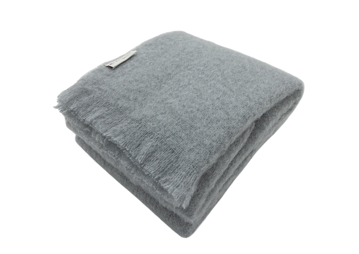 Beautiful Story Mohair Blanket - Silver Ash