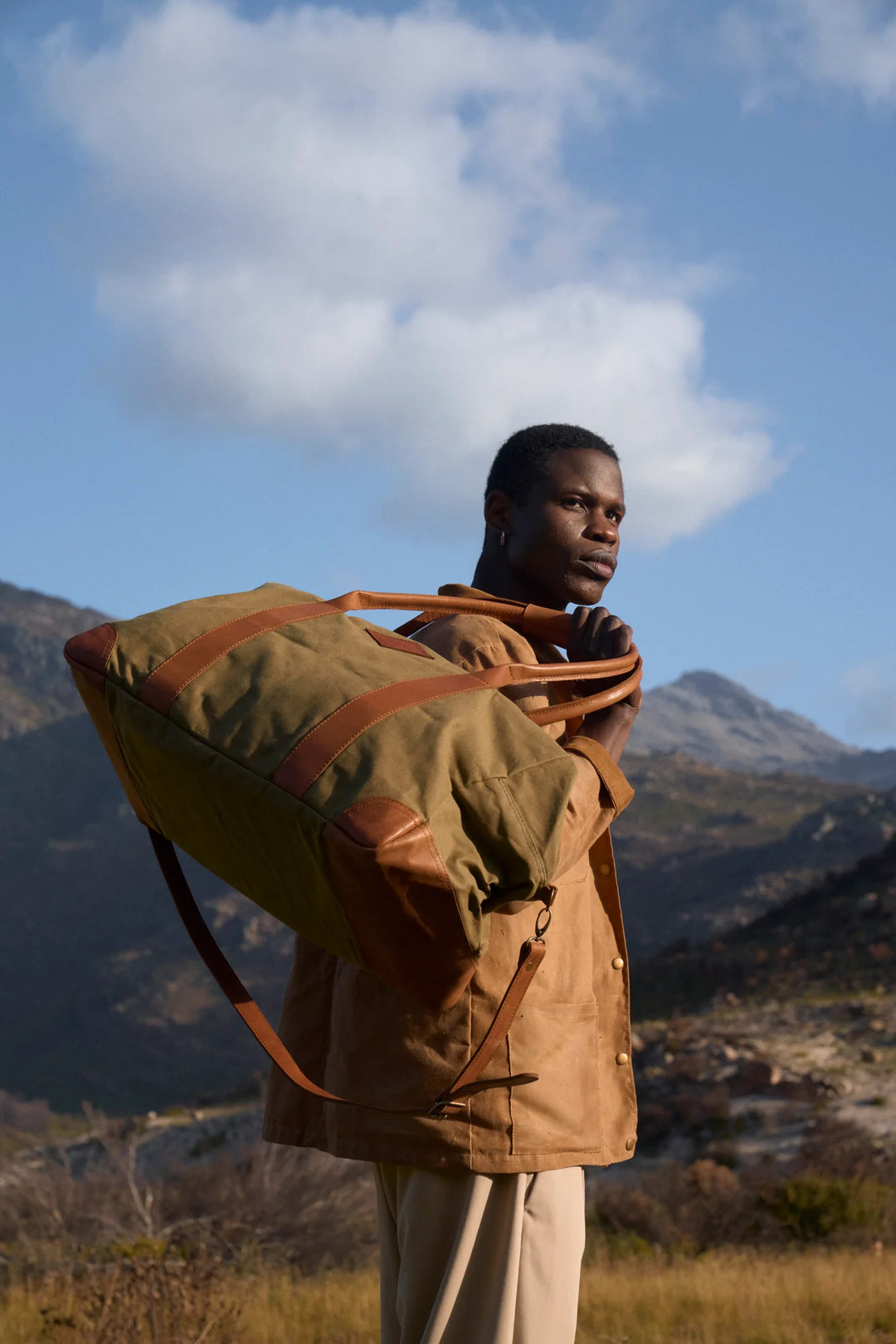 Andes Bag - Cotton, Canvas and Leather