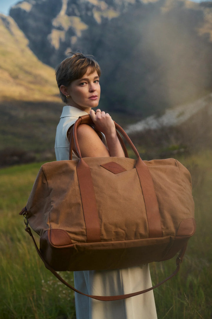 Andes Bag - Cotton, Canvas and Leather