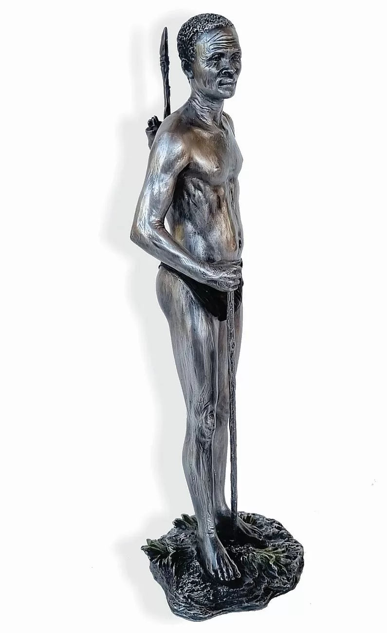 San Hunter Pewter African Figurine