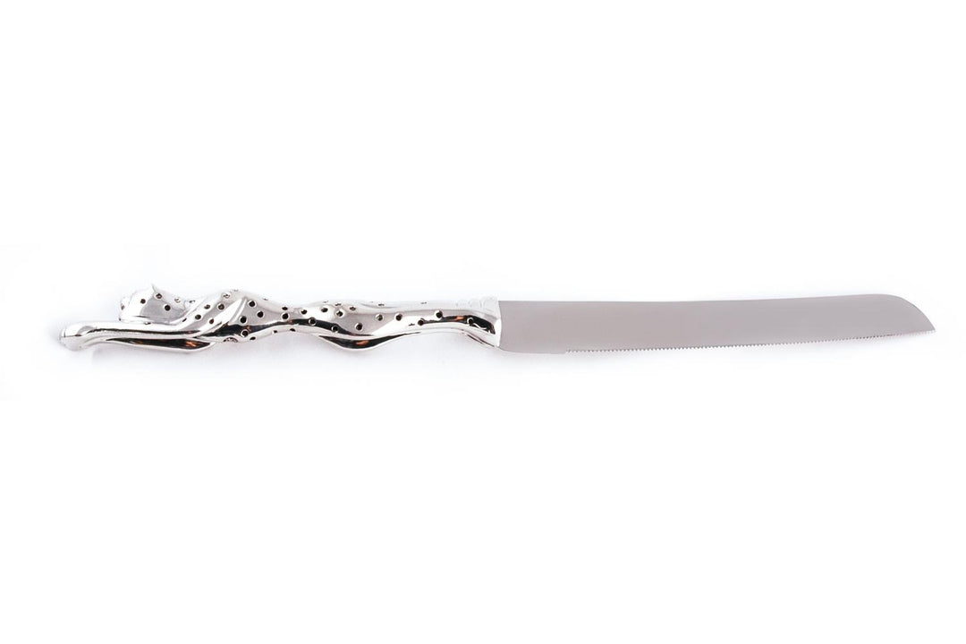 Bread &amp; Cake Cutting Knifes - Cheetah Africa Collection - Diana Carmichael
