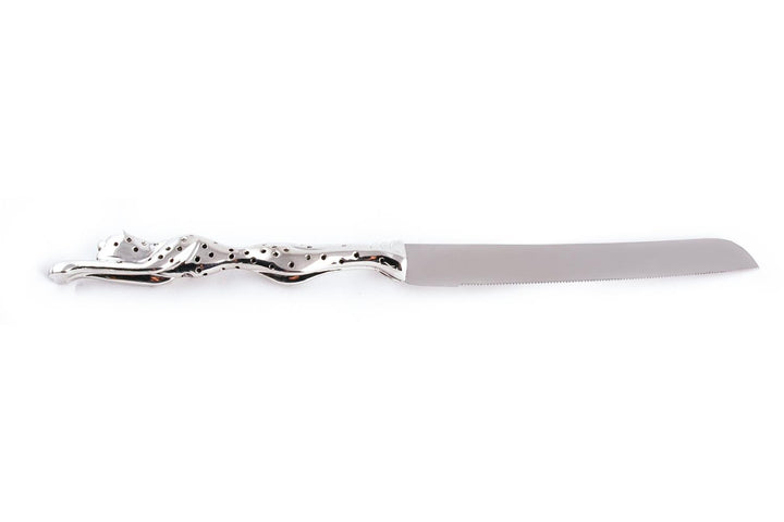 Bread &amp; Cake Cutting Knifes - Cheetah Africa Collection - Diana Carmichael