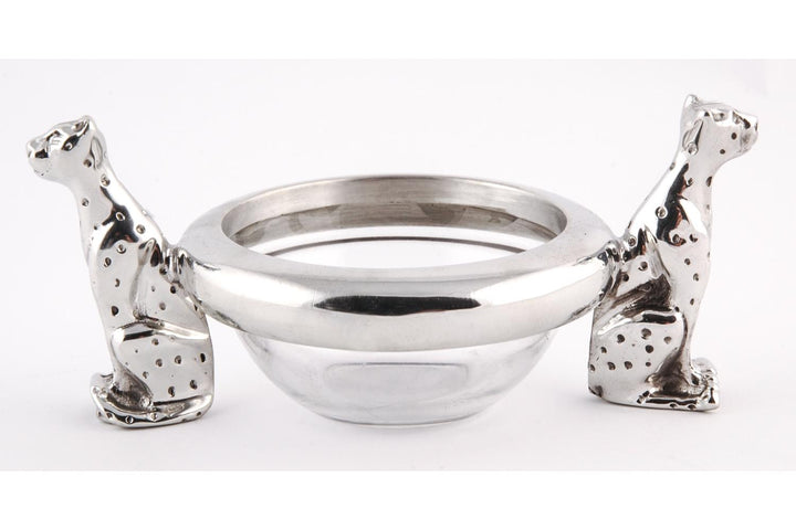 Dish 60mm Double Sitting Cheetah - Cheetah Africa Collection - Diana Carmichael