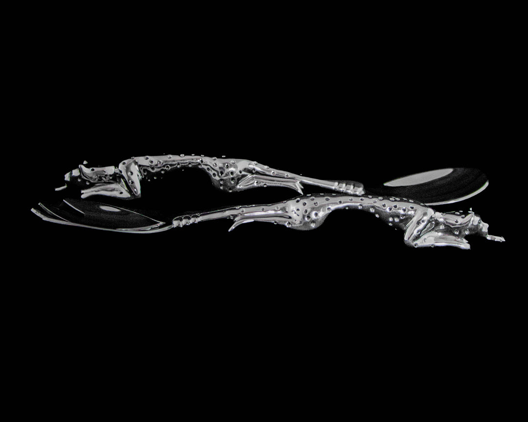 Salad Server Small - Cheetah Africa Collection - Diana Carmichael
