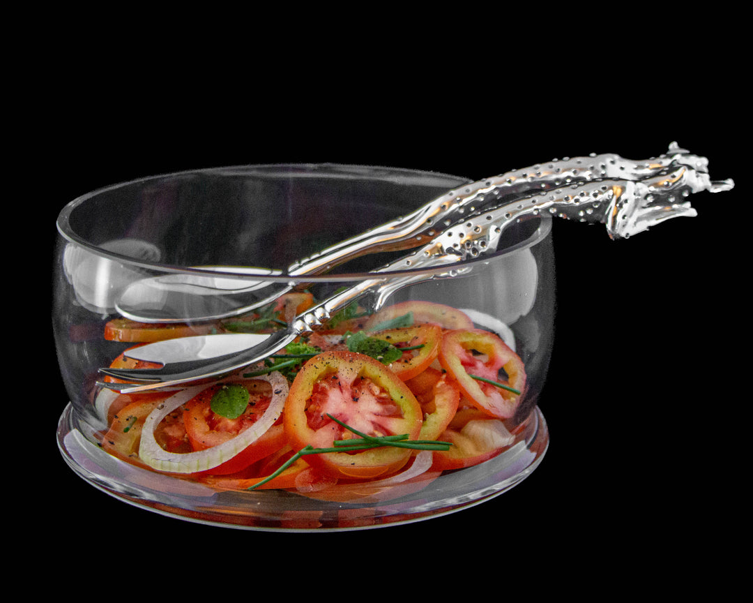 Salad Server Small - Cheetah Africa Collection - Diana Carmichael