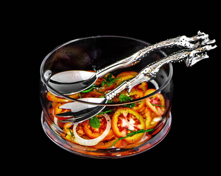 Salad Server Small - Cheetah Africa Collection - Diana Carmichael