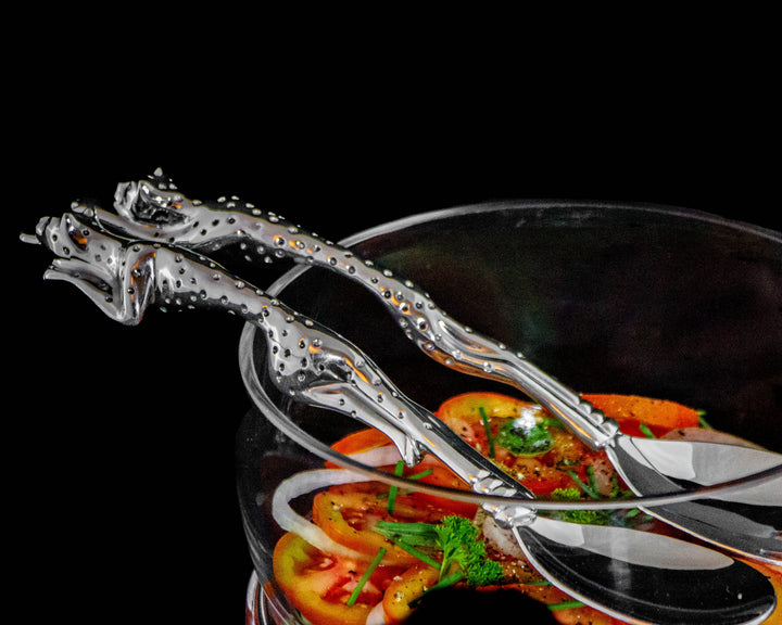 Salad Server Small - Cheetah Africa Collection - Diana Carmichael