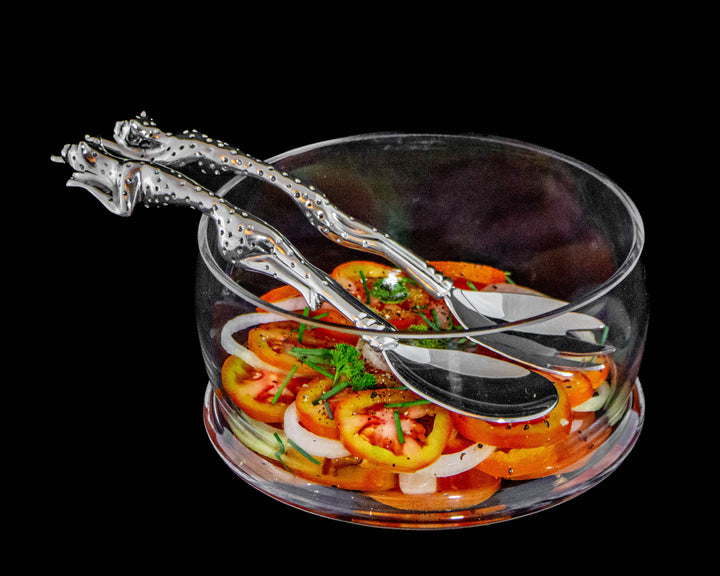 Salad Server Small - Cheetah Africa Collection - Diana Carmichael