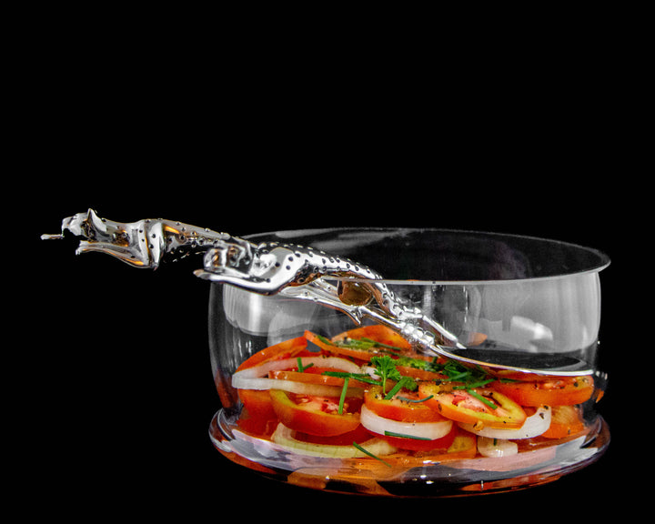 Salad Server Small - Cheetah Africa Collection - Diana Carmichael