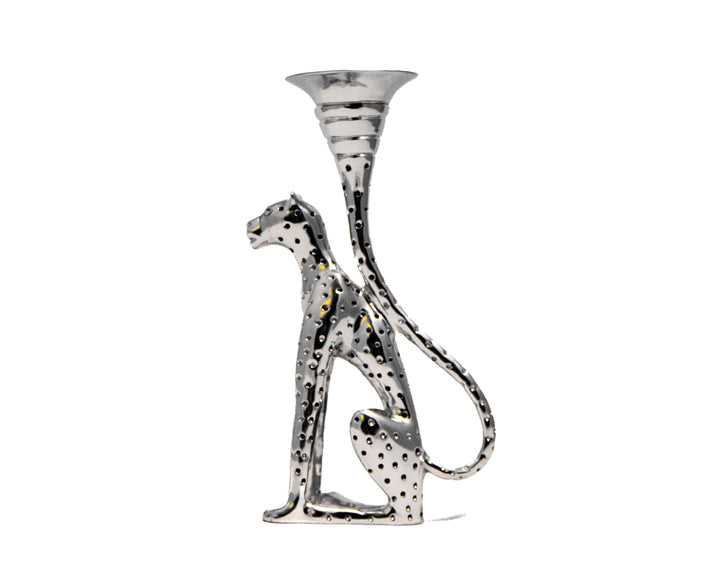 Candlestick - Cheetah Africa Collection - Diana Carmichael