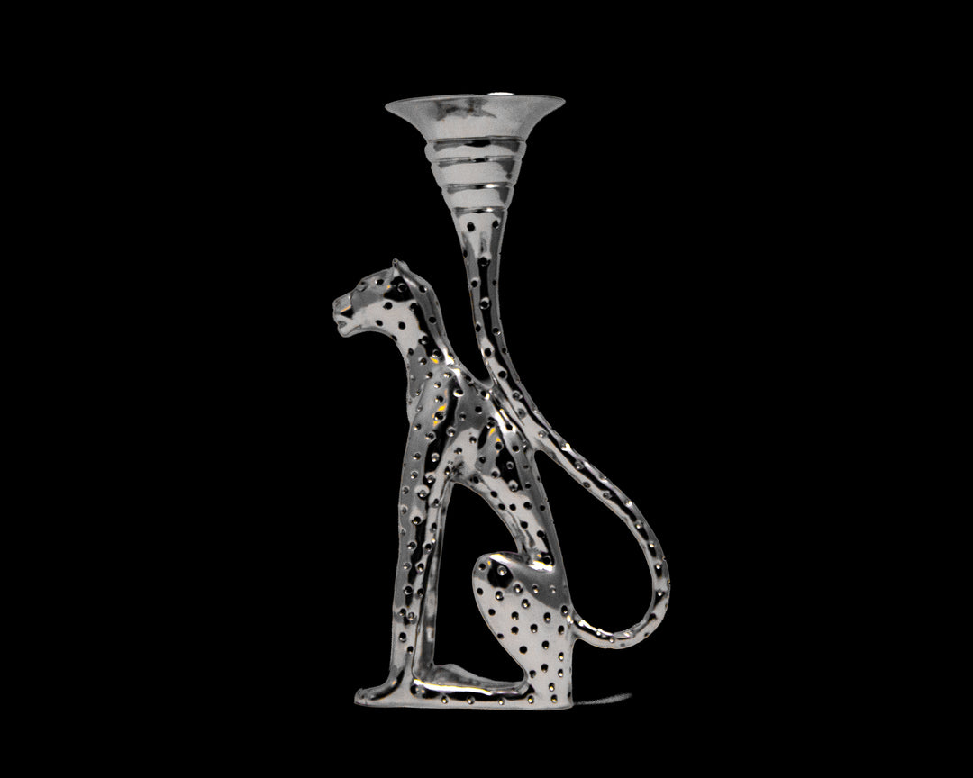 Candlestick - Cheetah Africa Collection - Diana Carmichael