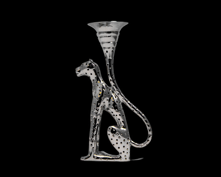 Candlestick - Cheetah Africa Collection - Diana Carmichael