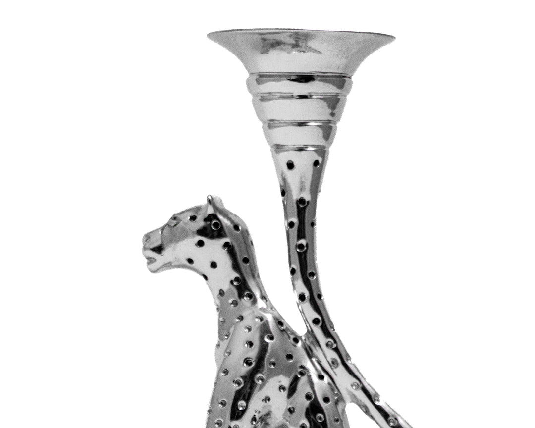 Candlestick - Cheetah Africa Collection - Diana Carmichael