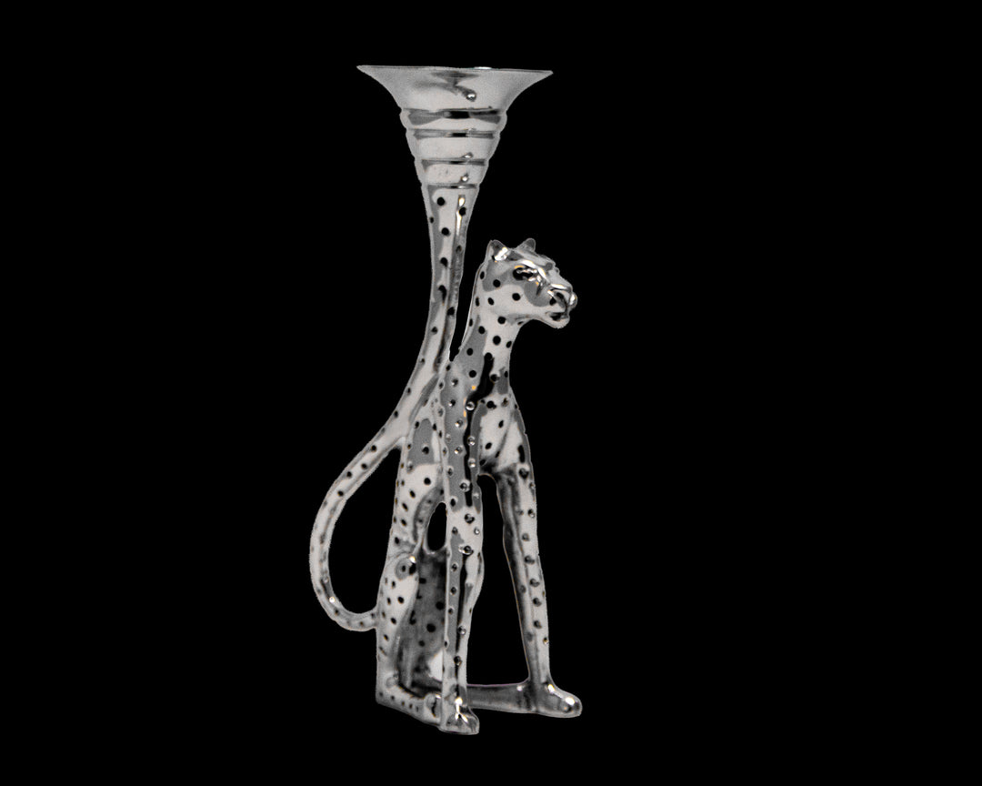 Candlestick - Cheetah Africa Collection - Diana Carmichael
