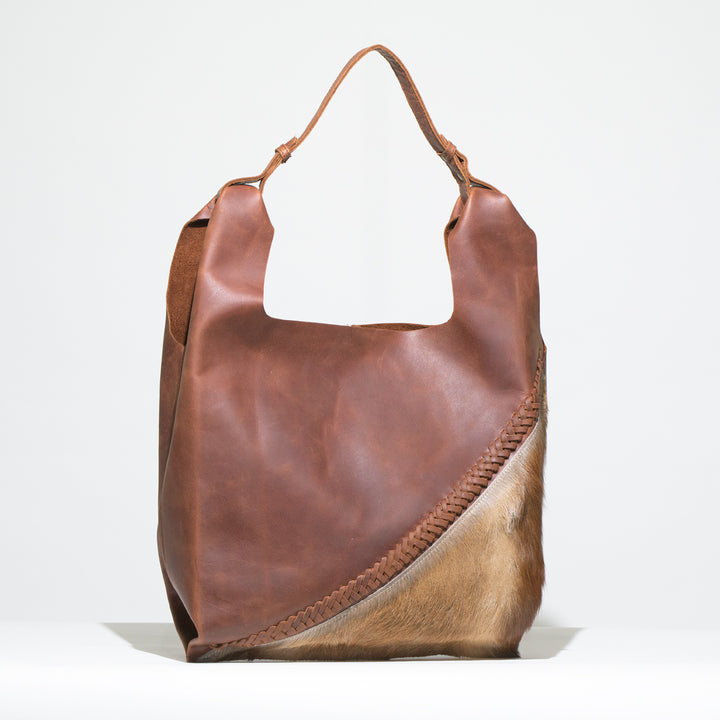Cassey Braided Springbok Bag