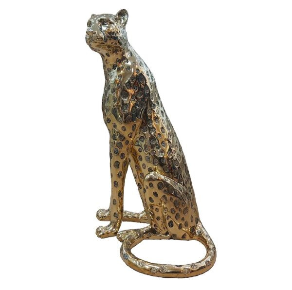Cheetah Sitting Classic Gold (Life-size) Head Left