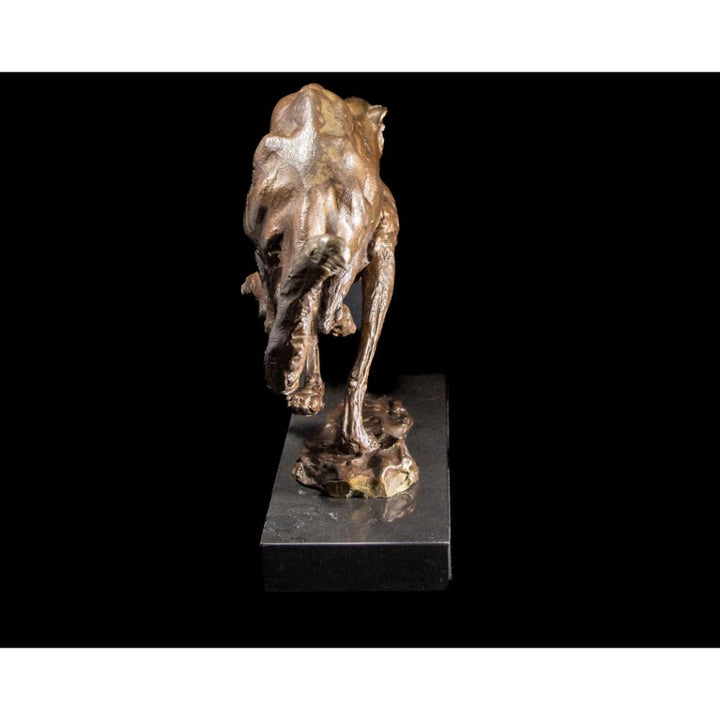 Cheetah Hunting Bronze Sculpture