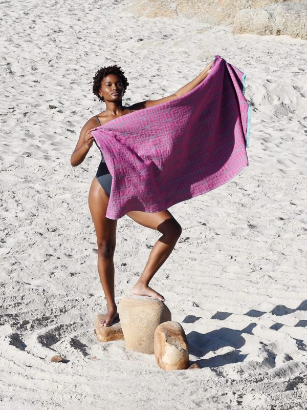 Kuba Summer Beach Towels 80x165cm / 31x65"
