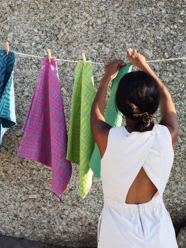 Kuba Summer Hand/Kitchen Towels 60 × 50 cm 19"x24"