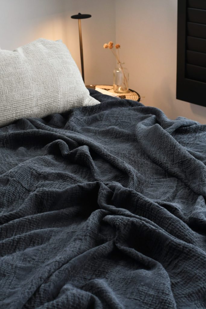 Bogolan Bed Throw 135x270cm / 53x106"